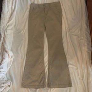 Anerican Eagle Khaki Flare Pants size 8